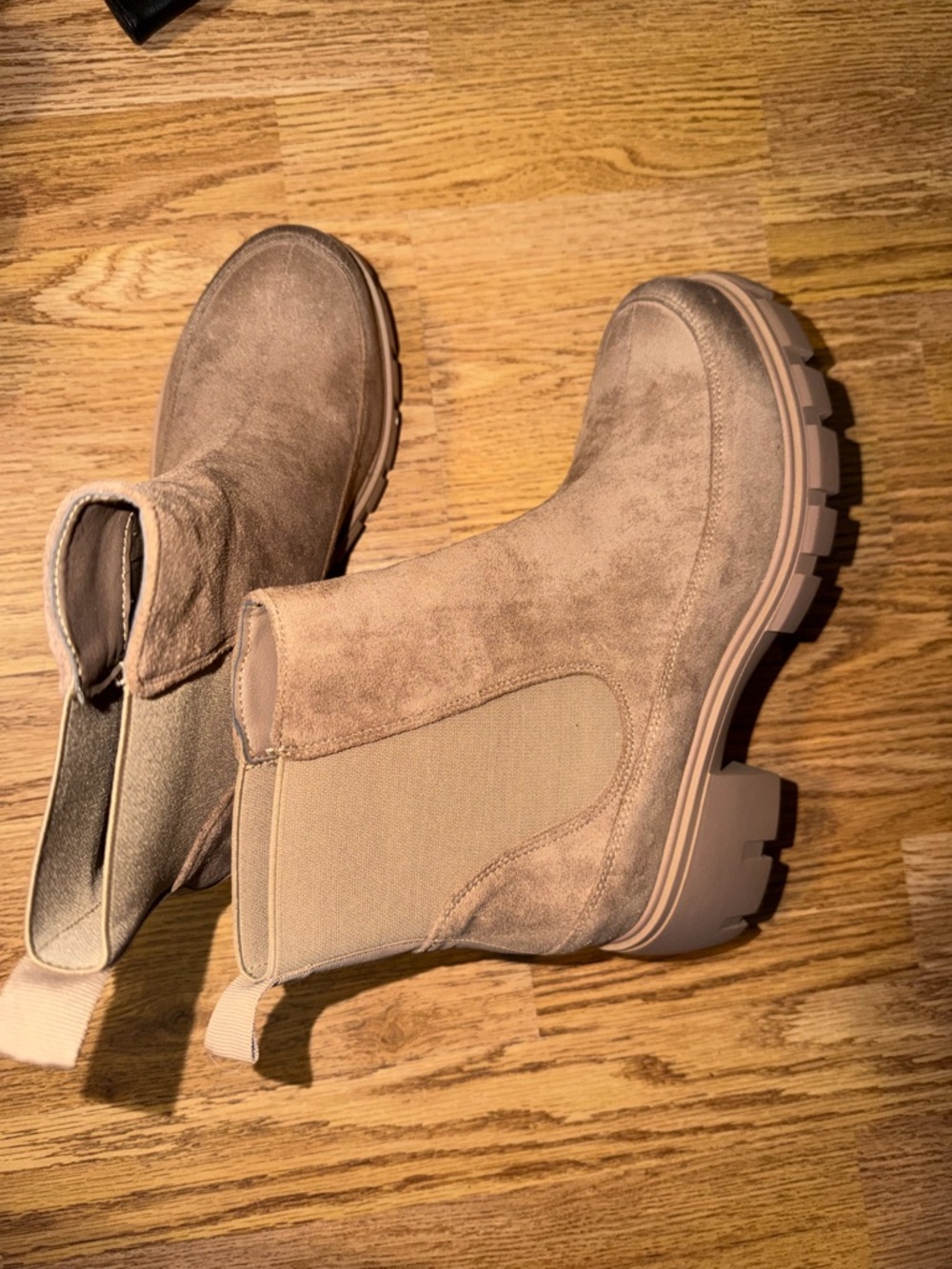 Natural Reflections Cognac Brown Slip-On Loafers